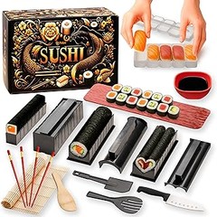 Guía para usar un reposapalillos en la presentación de sushi