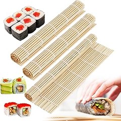 Esterillas de bambú vs. silicona: ¿Cuál es mejor para hacer sushi?