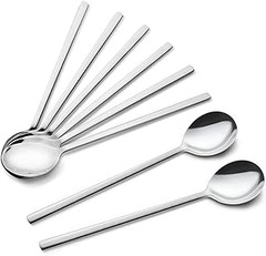 Comparativa de las mejores cucharas largas de metal para cocinar coreano