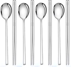 Reseñas de cucharas largas de metal para la cocina coreana