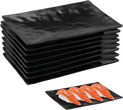 Vajilla y bandejas para sushi y sashimi en casa