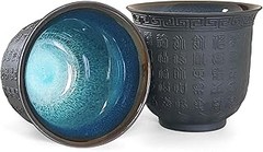 Delicias para servir en tazas chinas de té sin asa