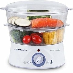 Deléitate con recetas sencillas en tu vaporera eléctrica de varios niveles