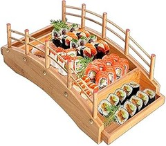 Descubre los diferentes tipos de fuentes y barcos para sushi