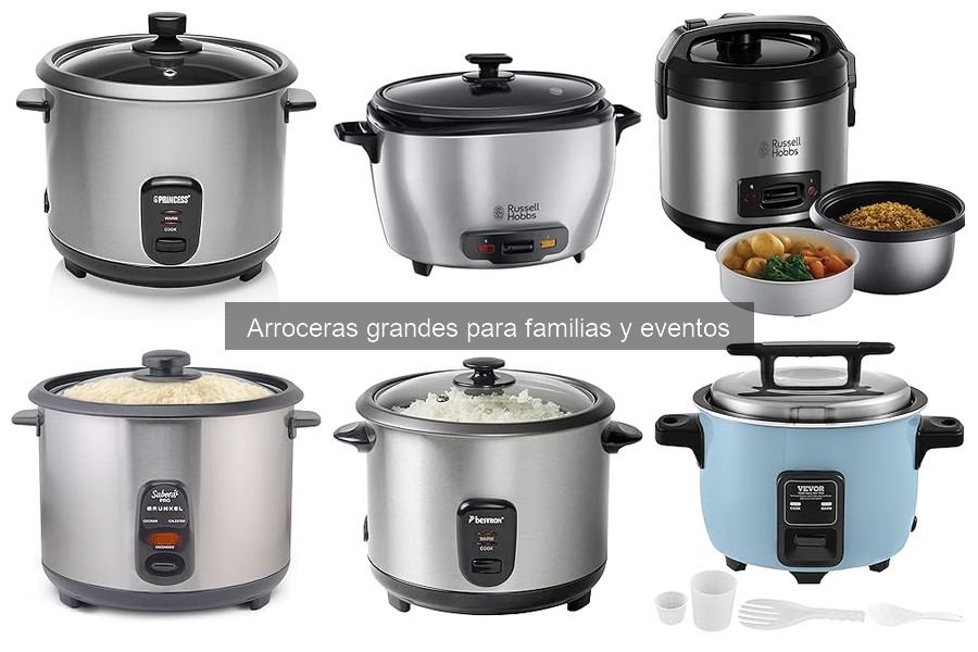 Accesorios imprescindibles para arroceras grandes
