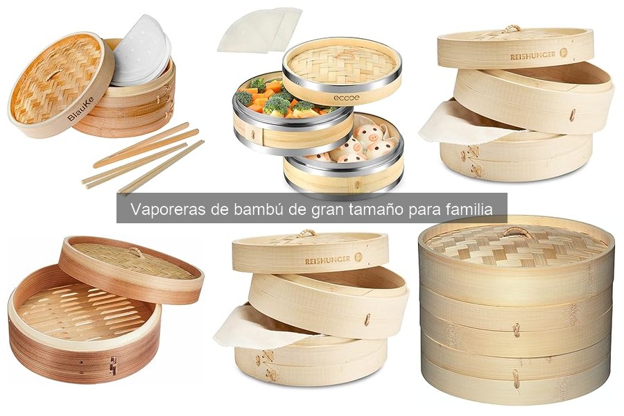 Alimentos ideales para cocinar en vaporera de bambú