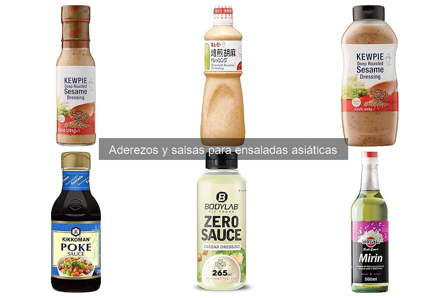 Alternativas a aderezos asiáticos para restricciones alimentarias