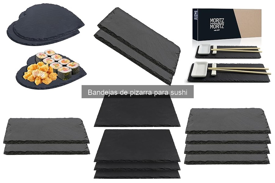Alternativas a Bandejas de Pizarra para Sushi: Mejores Opciónes