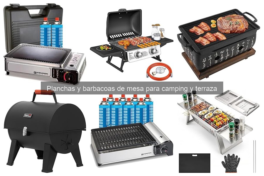 Alternativas a barbacoas de mesa para terrazas pequeñas