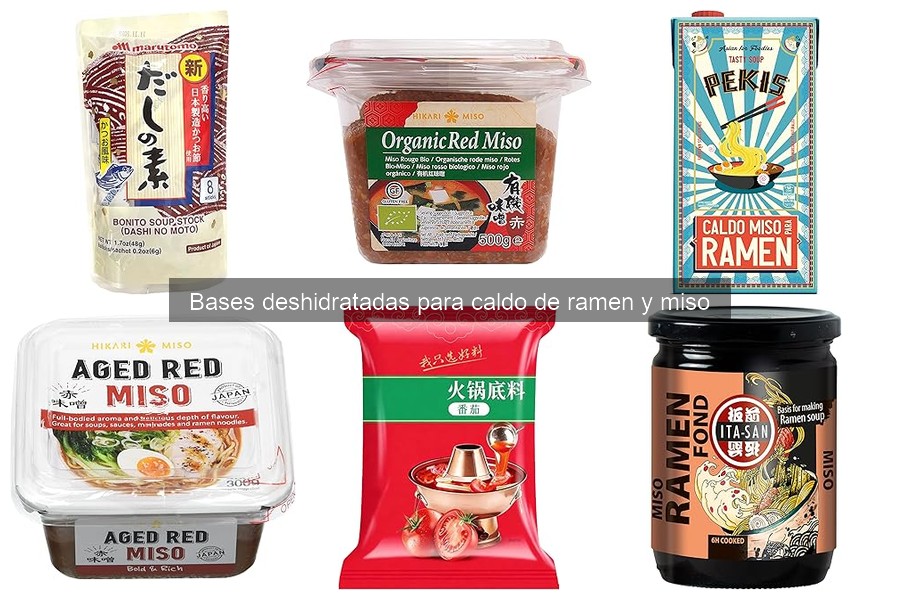 Alternativas a Bases Deshidratadas para Caldo de Ramen y Miso