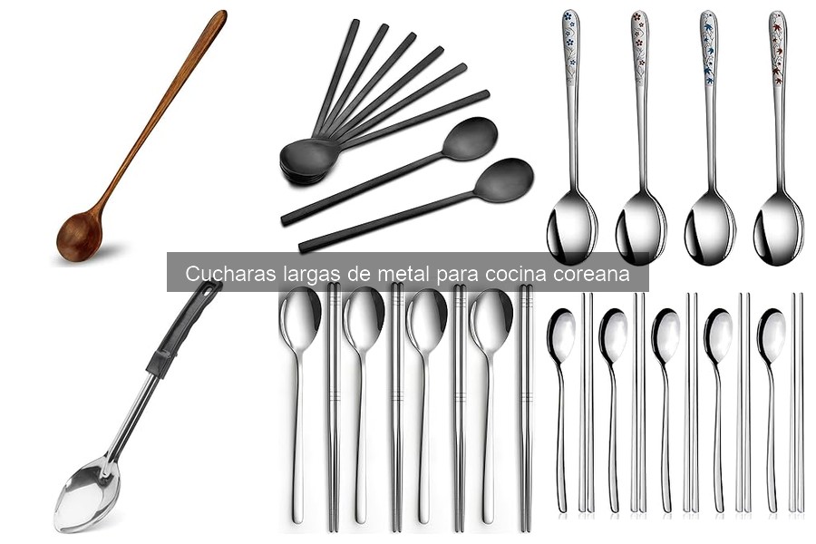 Alternativas a cucharas largas de metal para alérgicos
