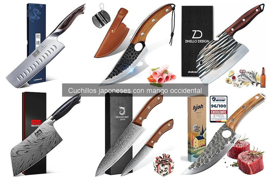 Alternativas a cuchillos japoneses con mango occidental