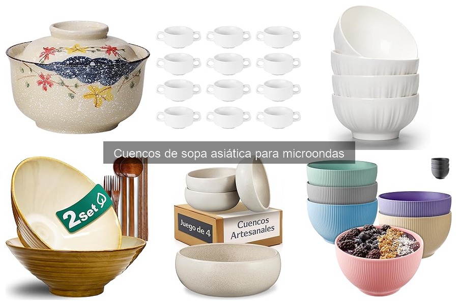 Alternativas a cuencos de sopa asiática para microondas
