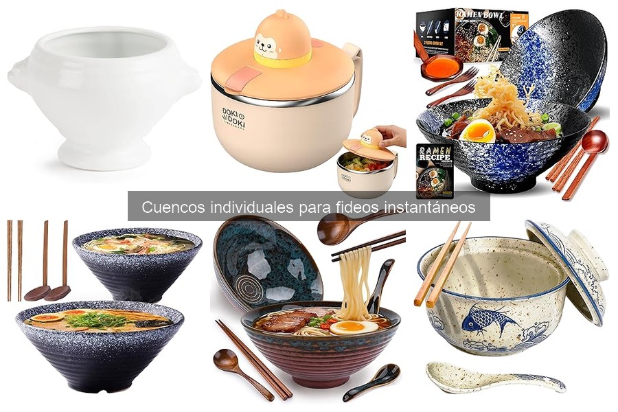 Alternativas a Cuencos para Fideos Instantáneos en Casa