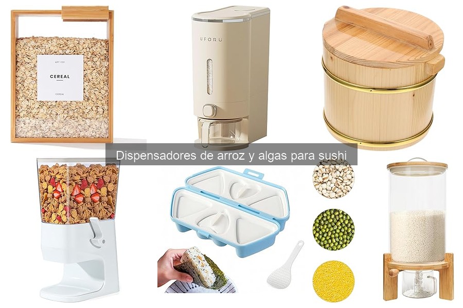 Alternativas a dispensadores de arroz y algas para sushi