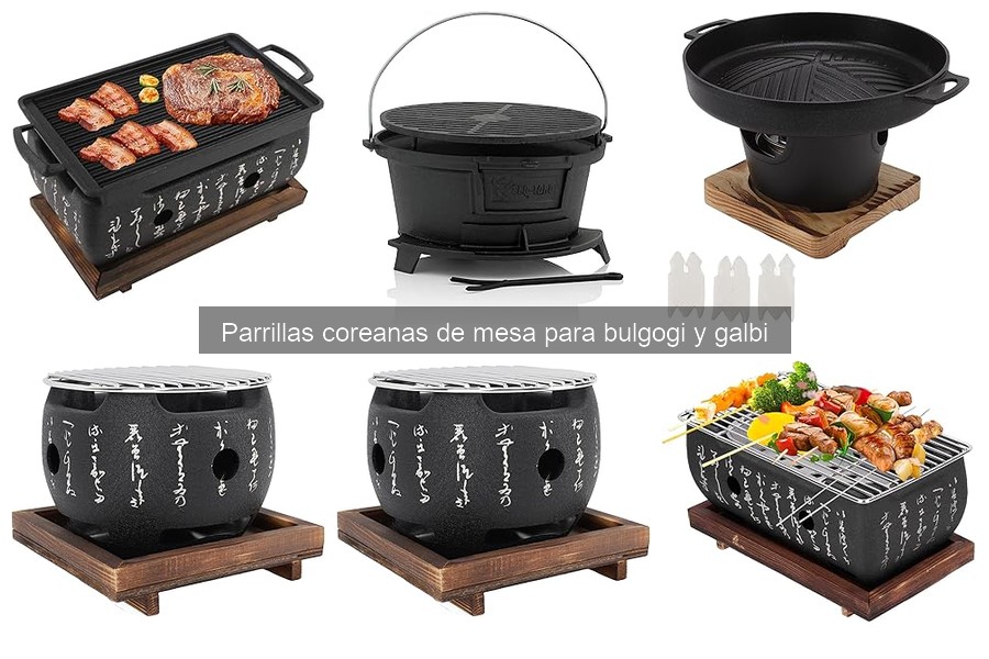 Alternativas a la parrilla coreana de mesa para cocinar