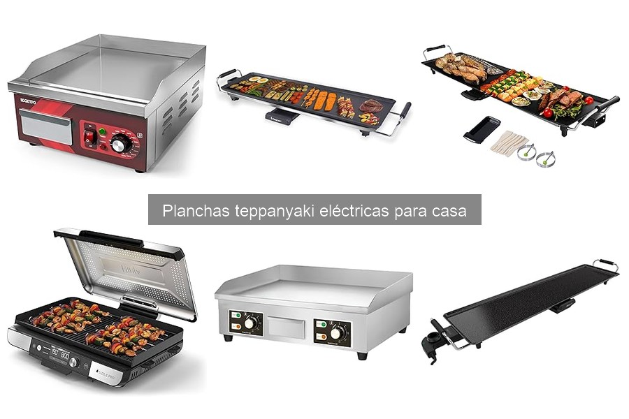 Alternativas a la plancha teppanyaki eléctrica para cocina asiática