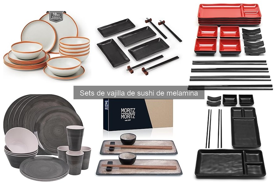 Alternativas a la vajilla de melamina para sushi