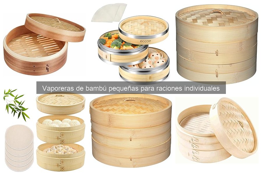 Alternativas a la Vaporera de Bambú para Porciones Individuales