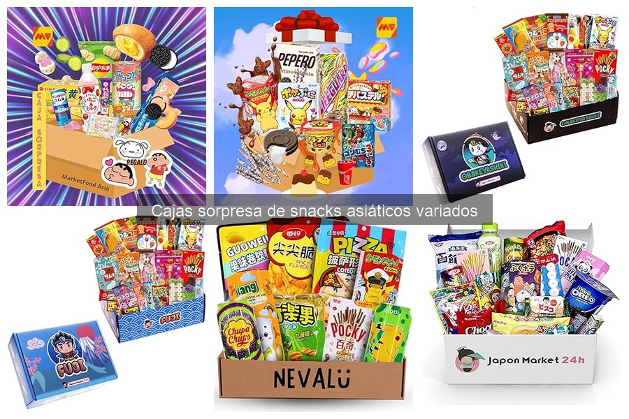 Alternativas a las Cajas Sorpresa de Snacks Asiáticos