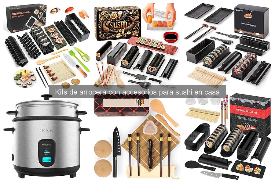 Alternativas a los kits de arrocera para hacer sushi en casa
