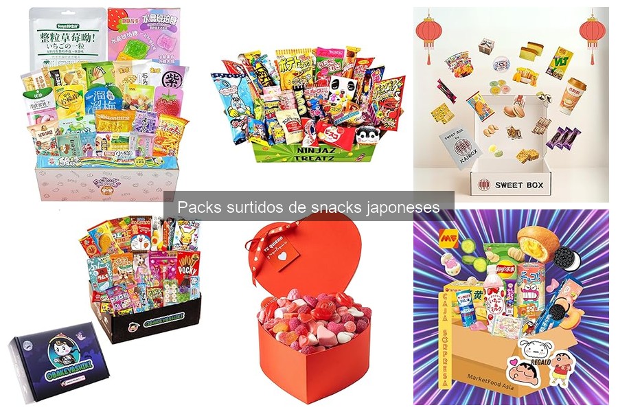 Alternativas a los packs surtidos de snacks japoneses
