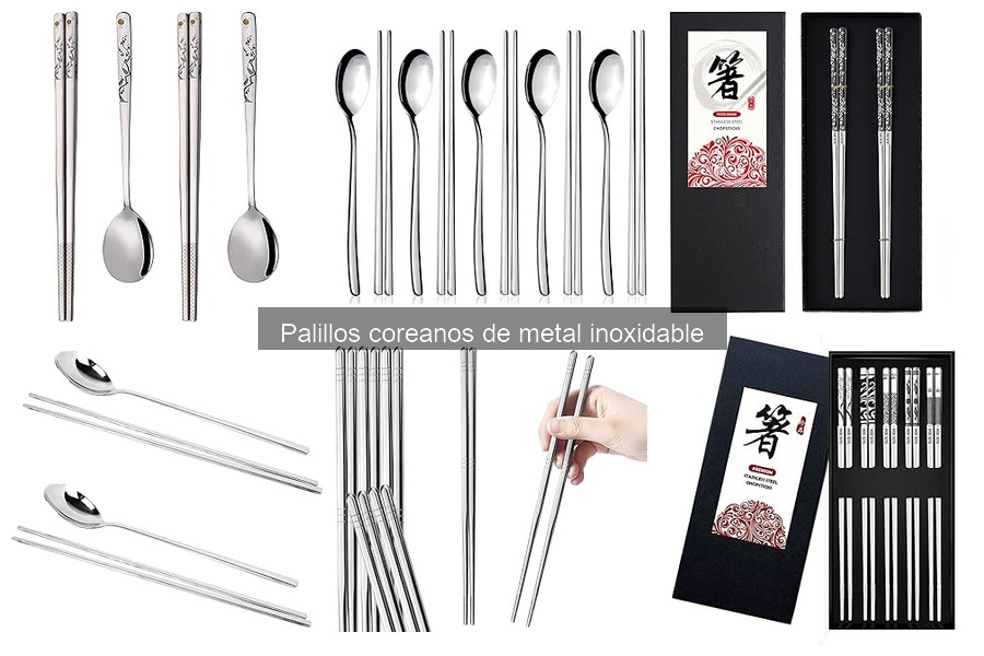 Alternativas a los palillos coreanos de metal inoxidable