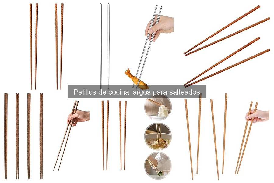 Alternativas a los palillos largos para salteados en cocina