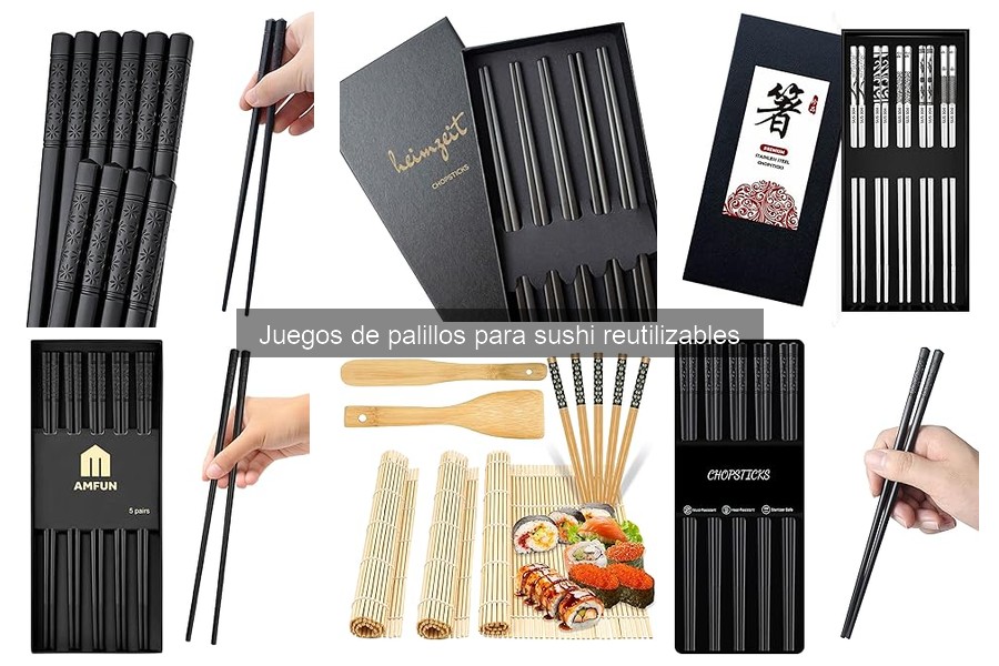 Alternativas a los Palillos Reutilizables para Disfrutar Sushi