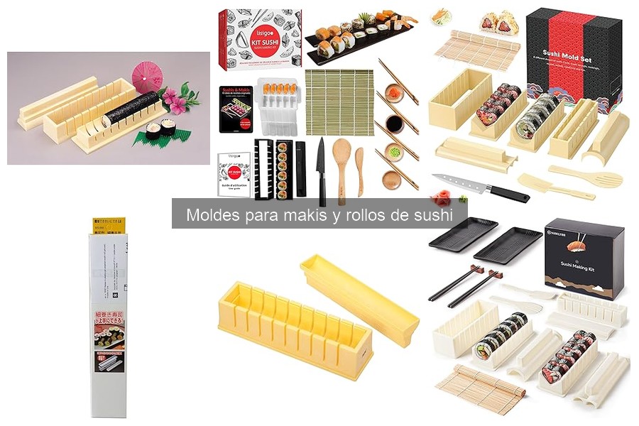 Alternativas a moldes para makis: métodos originales y efectivos