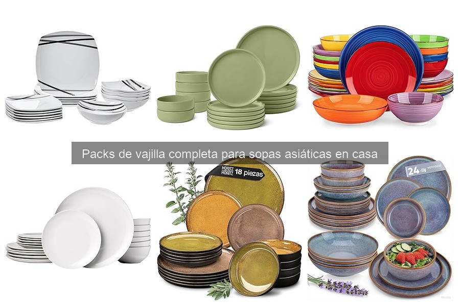 Alternativas a Pack de Vajilla para Sopas Asiáticas