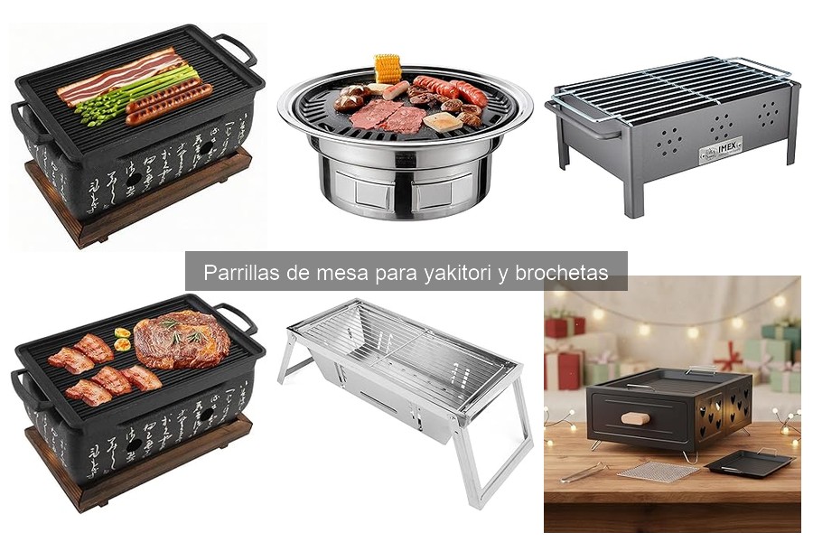 Alternativas a parrillas mesa yakitori: opciones para cocinar