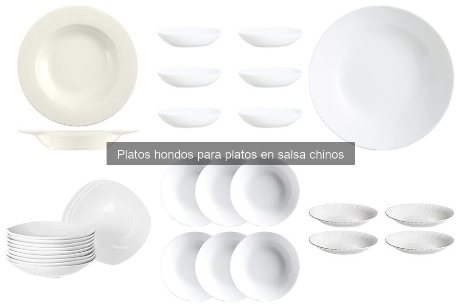 Alternativas a Platos Hondos para Salsas Chinas