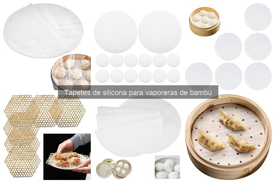 Alternativas a Tapetes de Silicona para Vaporeras de Bambú