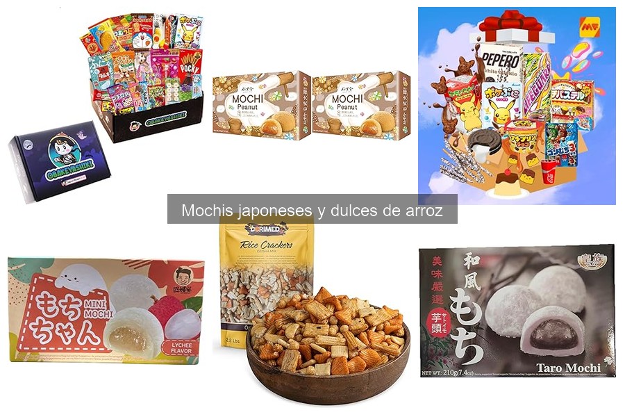 Alternativas al mochi: dulces de arroz para intolerancias