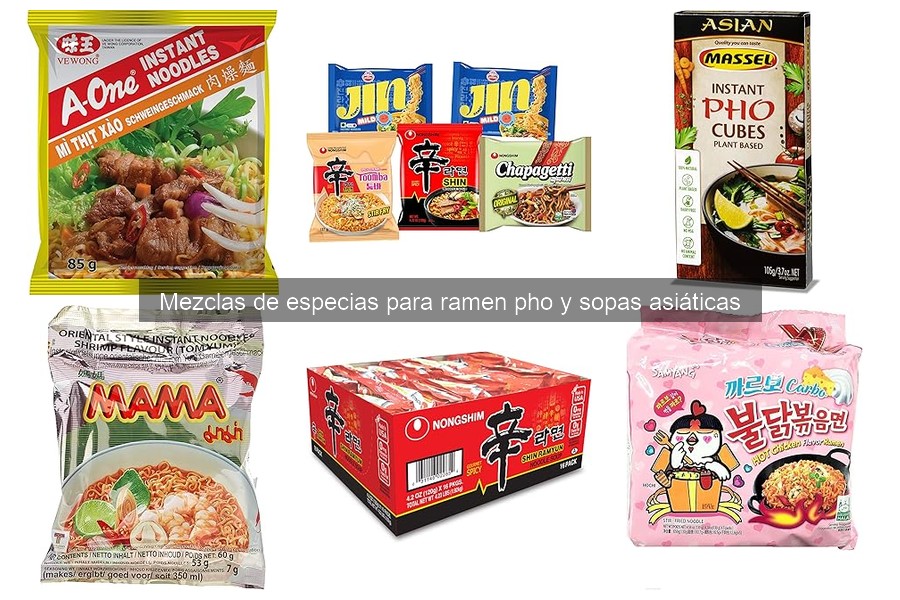 Alternativas Caseras a Mezclas de Especias para Ramen