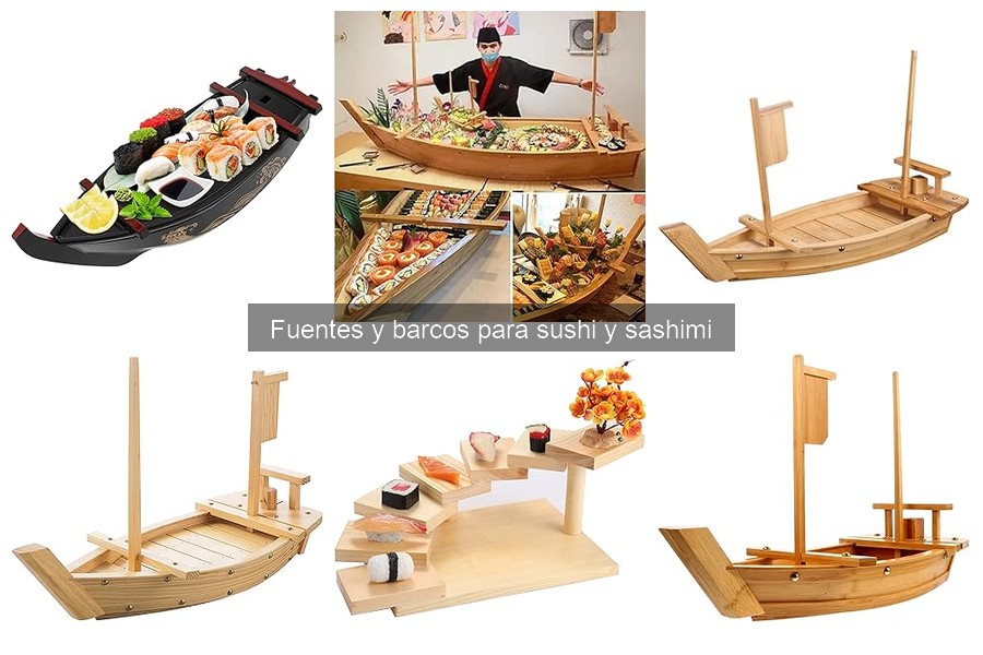 Alternativas creativas a los barcos para sushi en casa
