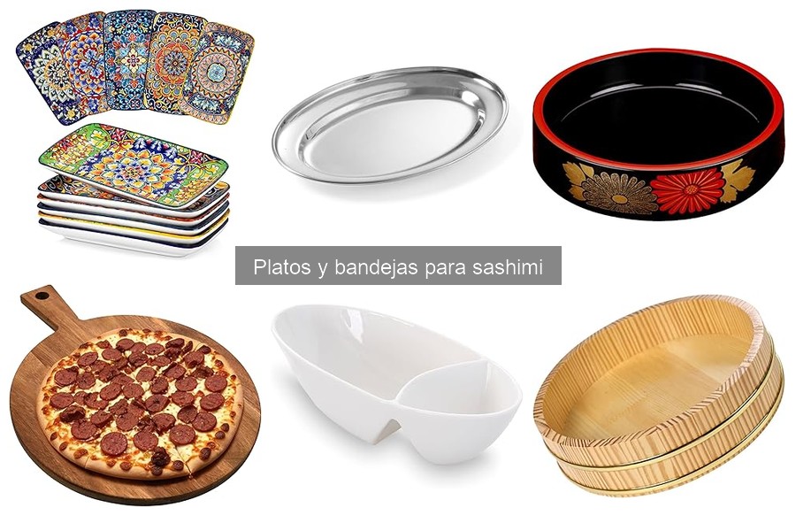 Alternativas creativas a platos de sashimi para servir