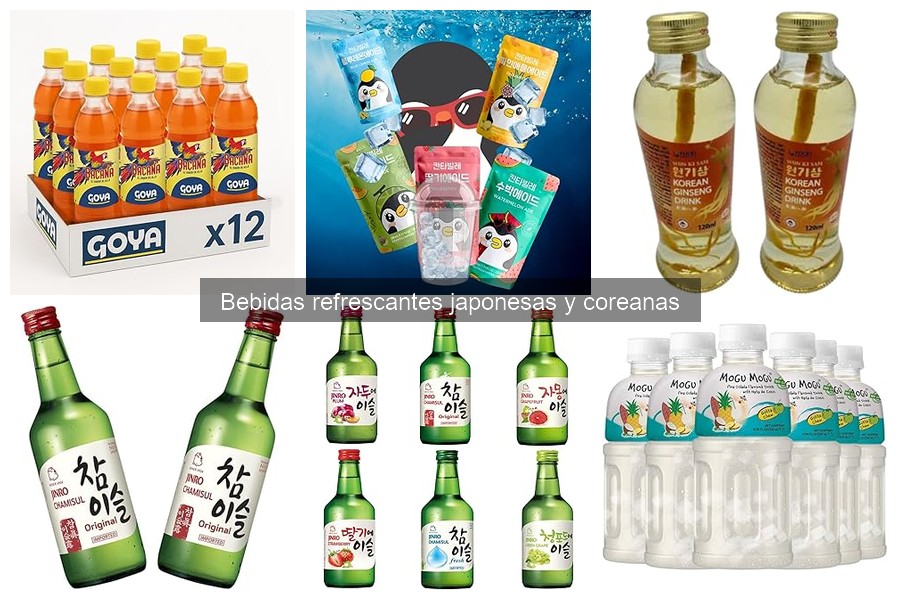 Alternativas saludables a bebidas japonesas y coreanas
