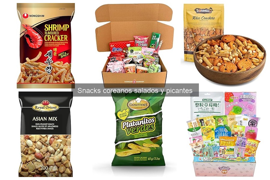Alternativas saludables a los snacks coreanos salados y picantes