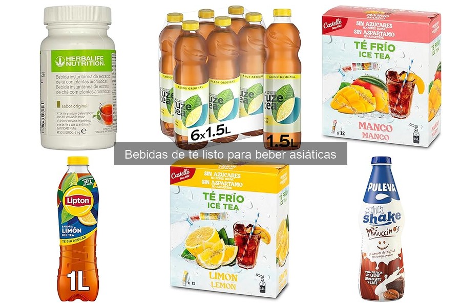 Bebidas de té listo para beber asiáticas: ¿Qué son?