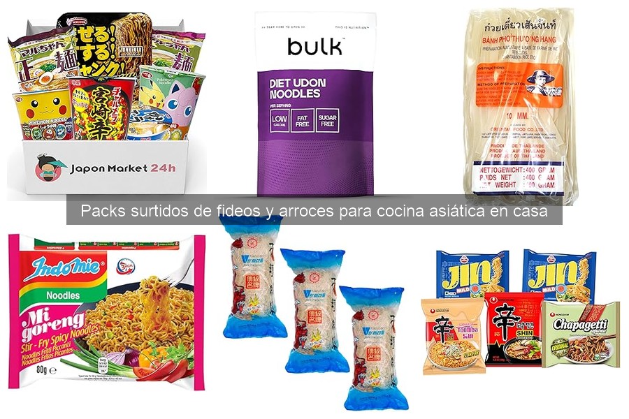 Beneficios de cocinar con fideos y arroces asiáticos
