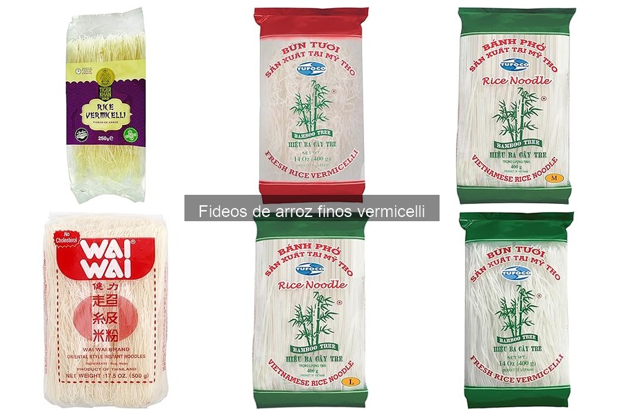 Beneficios de los Fideos de Arroz Finos Vermicelli en Cocina