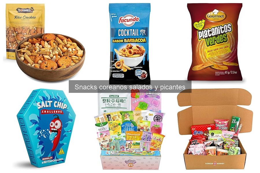 Beneficios de los Snacks Coreanos Salados y Picantes
