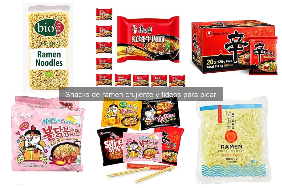 Beneficios de los Snacks de Ramen Crujiente para tu Dieta