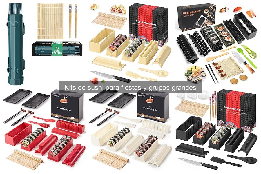 Beneficios de un kit de sushi para reuniones grandes