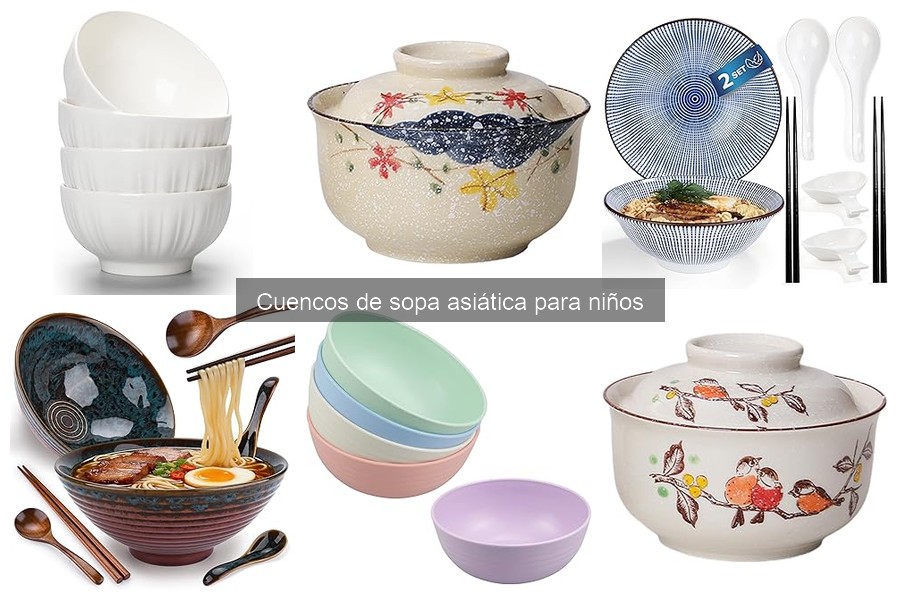Beneficios de usar cuencos de sopa asiática para niños