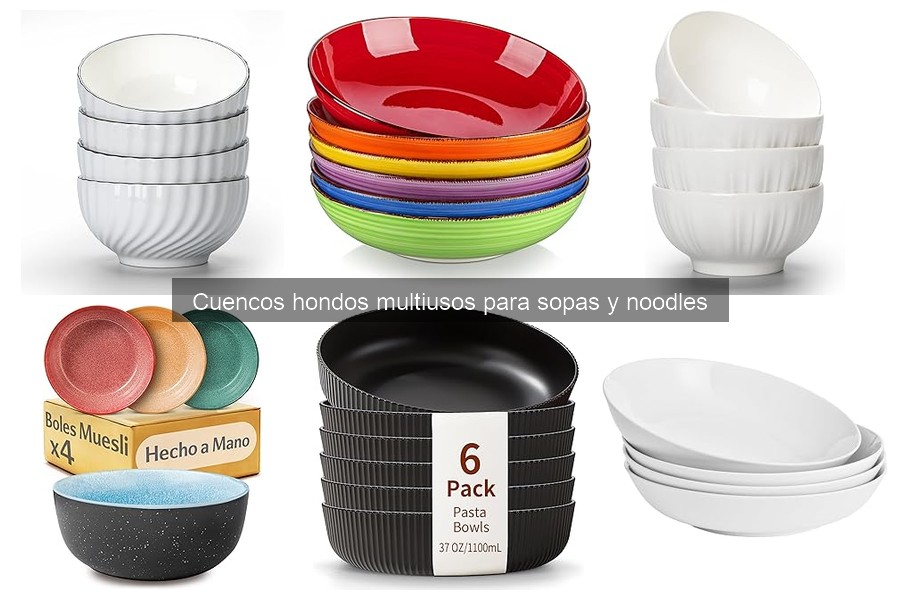 Beneficios de usar cuencos hondos multiusos en la cocina