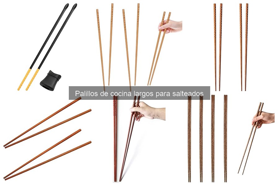 Beneficios de Usar Palillos Largos para Salteados en Cocina