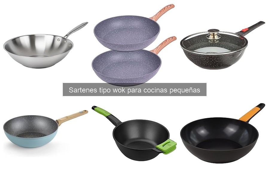Beneficios de usar sartenes wok en cocinas pequeñas